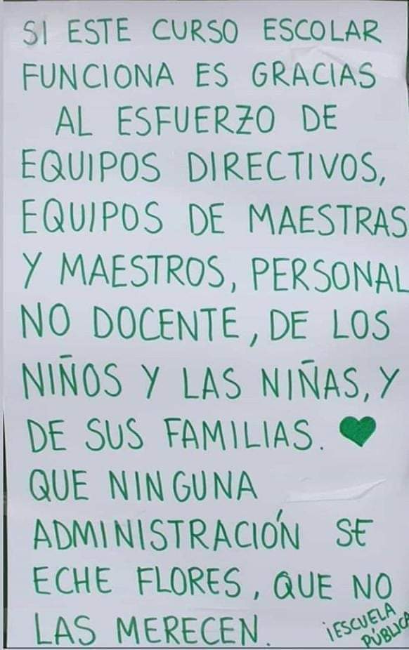 Muchas gracias a nuestro equipo directivo y personal no docente de nuestro cole la #VueltaAlCole ha sido posible
#Parla