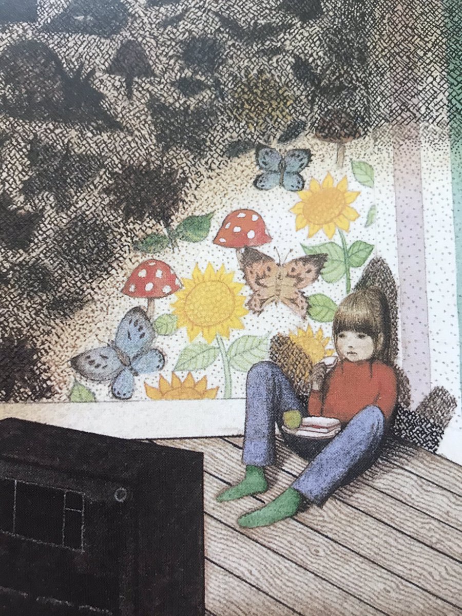 EllenCounter's tweet photo. In awe of picturebooks and how they teach us empathy and kindness. When reading Anthony Browne’s ‘Gorilla’ for only the 2nd time last night, my 3 year old studies this image and says: “I think she’s disappointed about her daddy because he’s too busy.” 😭❤️#powerofpicturebooks https://t.co/r2qFxOCCFU