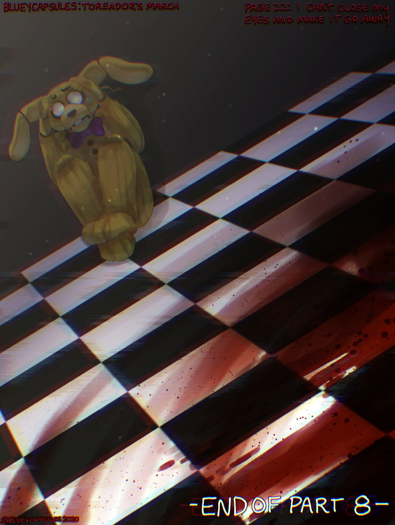 Bluey Capsules on X: CW - blood / gore , implied child death - - Remember  what you did? #FNAF  / X