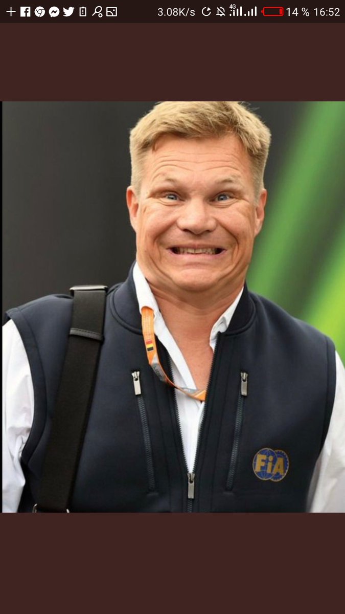 that's the job of that bastard, racist Salo. a fool who shows all his hatred for Hamilton. the Fia is just ridiculous, corrupt cheaters.
<a href="/fia/">FIA</a>, <a href="/CanalplusF1/">CANAL+ F1®</a>, <a href="/F1/">Formula 1</a>
<a href="/MercedesAMGF1/">Mercedes-AMG PETRONAS F1 Team</a>