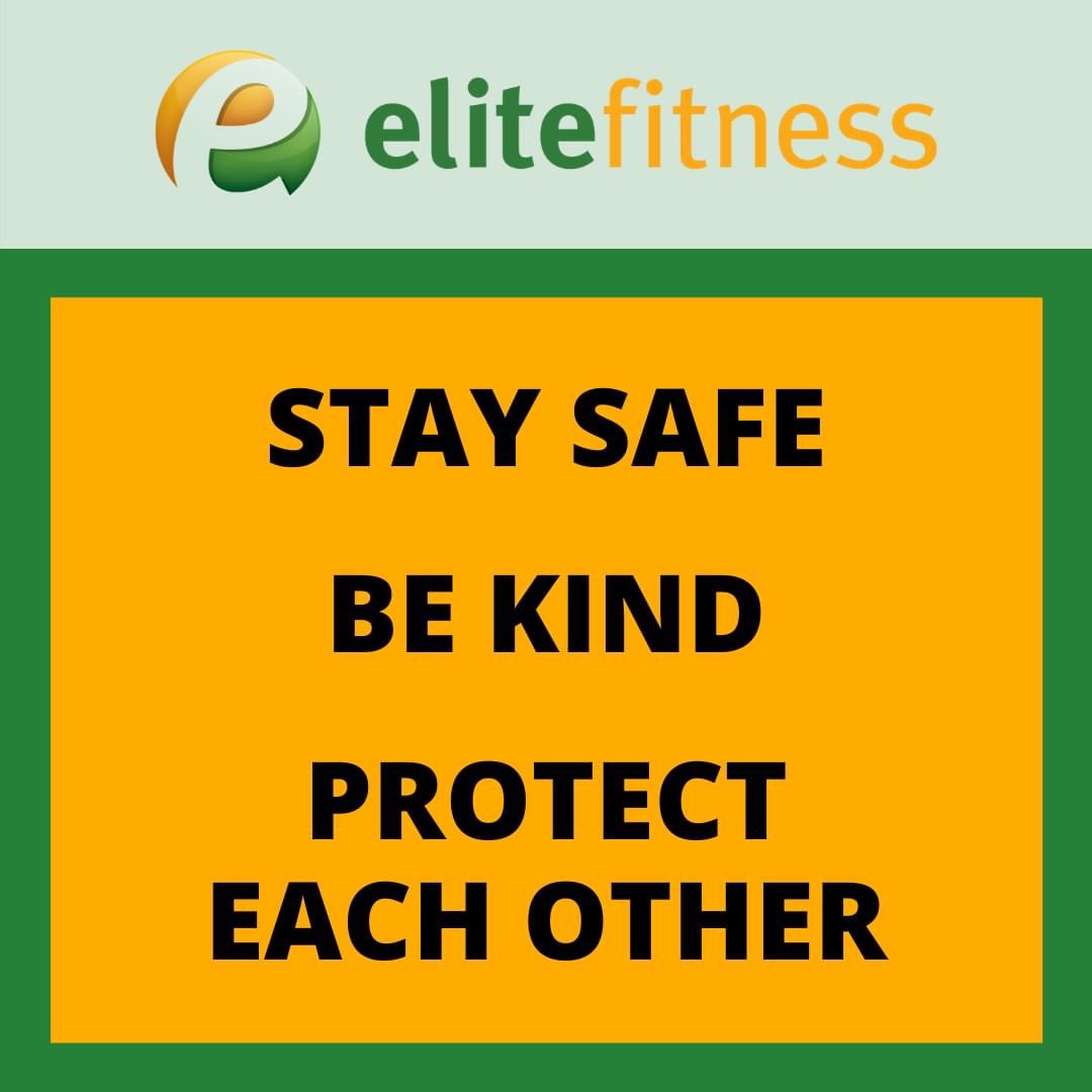 If you’re visiting the gym, we request you:

-  Book your session in advance. 
-  Sanitise at the front door.
-  Wear a mask until you have checked in. 
-  Maintain a safe distance. 
-  Wipe down everything you touch. 
-  Leave on time. 

Thanks for your ongoing help &amp; support.