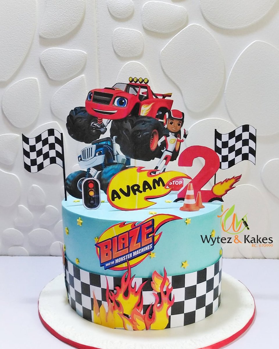 nnesparco's tweet photo. Avram blazed @2.
..
#wytezkakes #boyscake #blazecake #blazeandthemonstermachinescake https://t.co/vWfylg0eMK