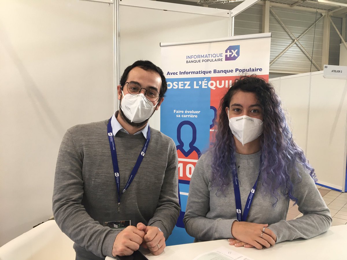 charlotte_ibp's tweet photo. @cthersiquel et @barbarajoanes vous attendent aux #RCO2020 🔐🤟
4 offre de postes sont à pourvoir en Cybersecurité chez @InformatiqueBP https://t.co/MvX5EcacQt