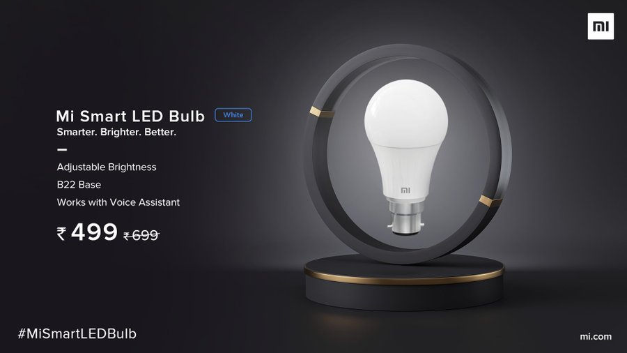 fireapple15's tweet photo. All-new #MiLEDSmartBulb on sale now on https://t.co/iCyEAYZxKp!
Check it out! https://t.co/2WyKNSnXPQ https://t.co/k3Tercl5kA