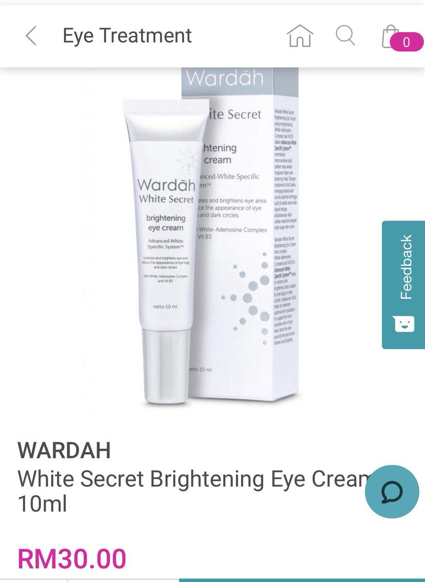 Iman 🇲🇾 on Twitter "In my stash Wardah Brightening Eye Cream for