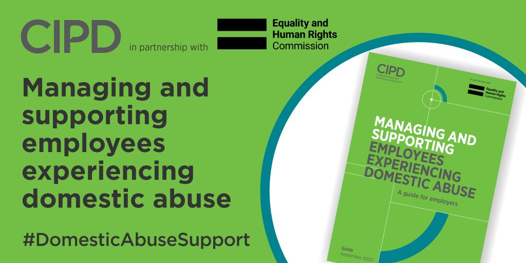 Today we are publishing new guidance for employers with @EHRC, setting out how to recognise and support staff experiencing domestic abuse. Read more in our #DomesticAbuseSupport guide here: ow.ly/j8hA50BDl6u