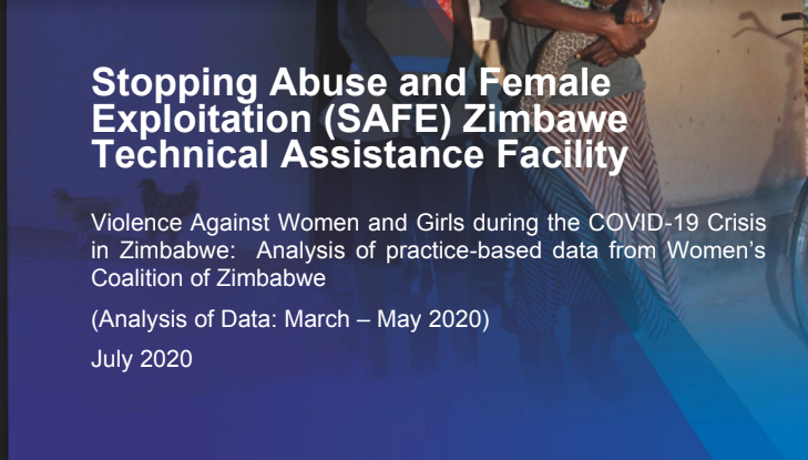 COVID19 has seen an increase in GBV cases reported to NGOs in Zimbabwe: physical violence was up by 43.8%, emotional violence 80.3% in April-May, according to a #UKaid-funded #SAFEreport conducted by @WCOZ. We’re @ e launch of the report, showing how partners innovated to respond