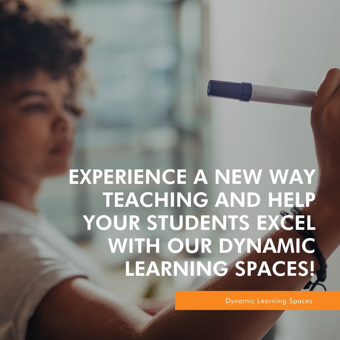DynamicLSpaces's tweet photo. Our teams work collaboratively to bring your vision to life - often within budgetary constraints and tight timescales! ⌛

Experience a new way #teaching and help your students excel with our dynamic #learning spaces. Give us a call today! ☎️ https://t.co/wSRNDwsPb1