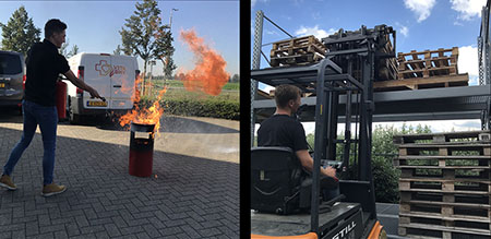 CP_huisstijlen's tweet photo. Onze kennis en kunde willen we op een hoog niveau houden. We hebben daarom het afgelopen half jaar gebruikt om alle medewerkers van CP bij te scholen. Voor kwaliteit, veiligheid en gezondheid. #kwaliteit #totaaloplossing #VCA #BHV #heftruck #hoogwerker

https://t.co/ZYIbH3EVKY https://t.co/EYRFrmaIhq