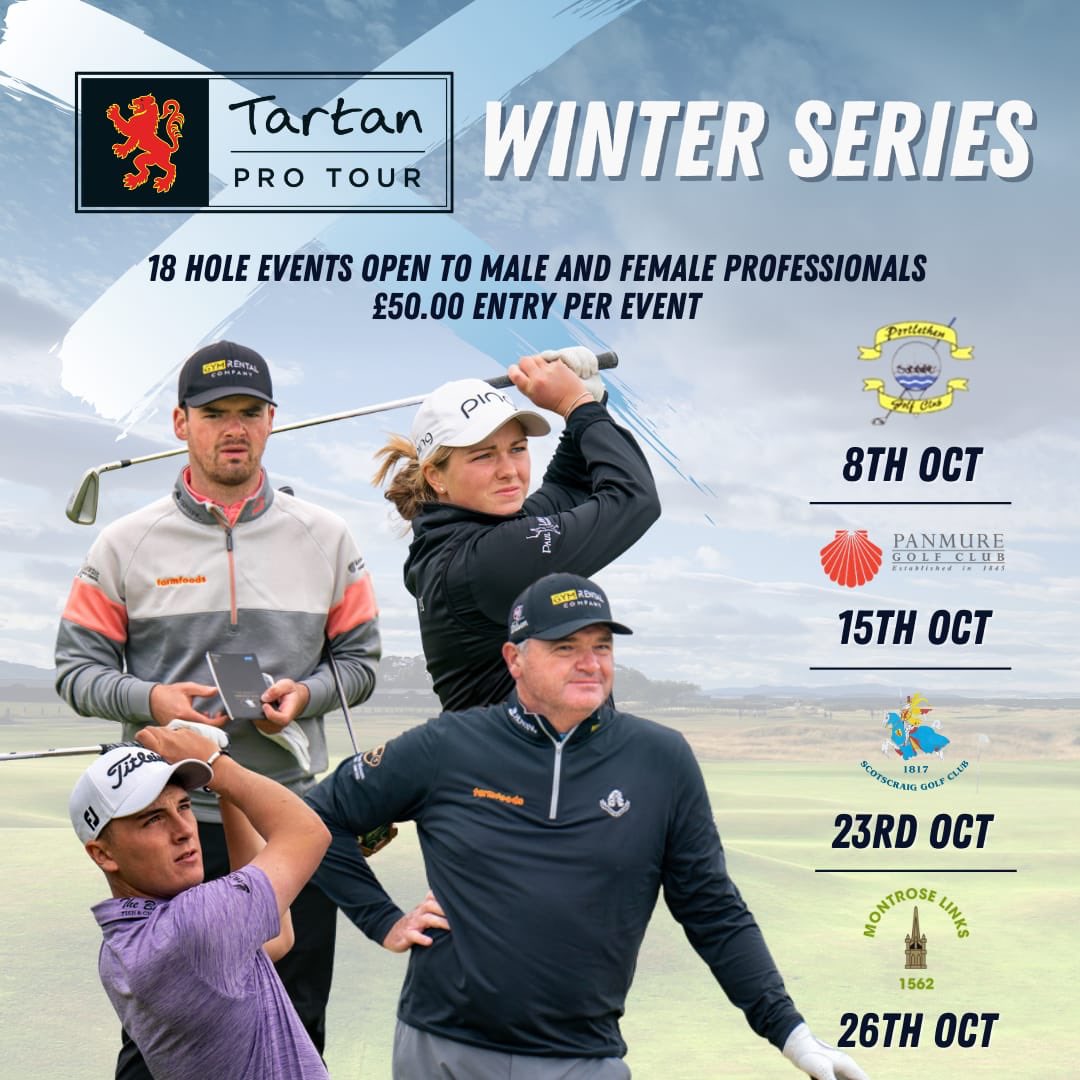 Great opportunity to stay competitive over the winter. Open to all male &amp; female professionals, enter through the tartan pro tour app.