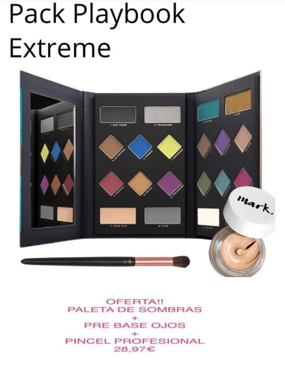 AvonAngeles's tweet image. Super Pack maquillaje para tus ojos. #paleta #sombrasojos #prebase #pincel
