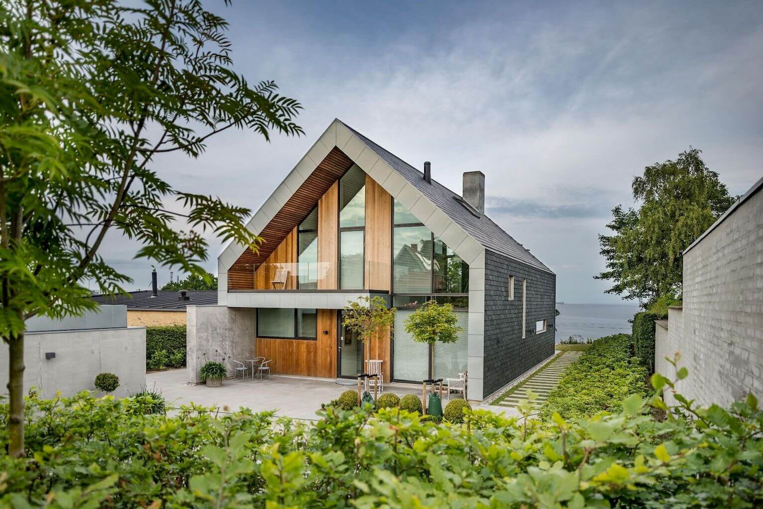 Arcitectural Scandinavian Home Exterior Designs - Exterior Building Scandinavian Texture Pattern