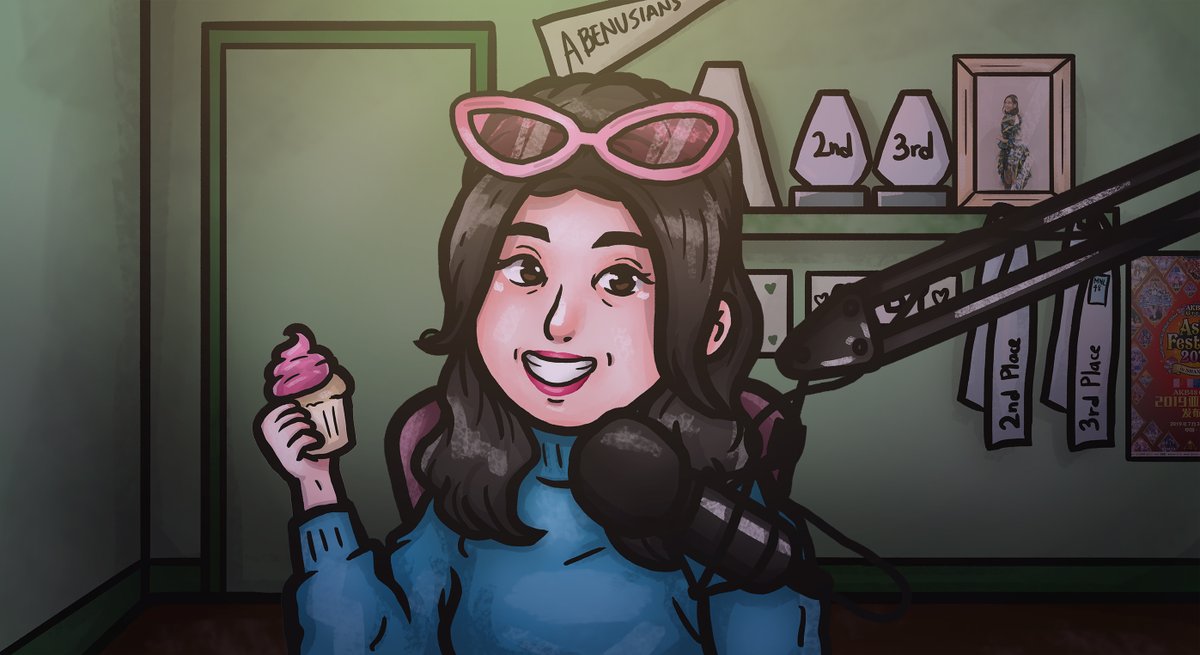 pixelmallowsart's tweet photo. "huling sandali naman ay happy end!"

i'm very elated again to be part of the #MNL48HighTension zoom collab with my fellow @MFA48nerds artists!

#artph #artistsofsea #artistsontwitter #mabuhayartists #under10kgang #digitalart #digiart #mnl48 #mnl48abby https://t.co/cUSDS13xwW