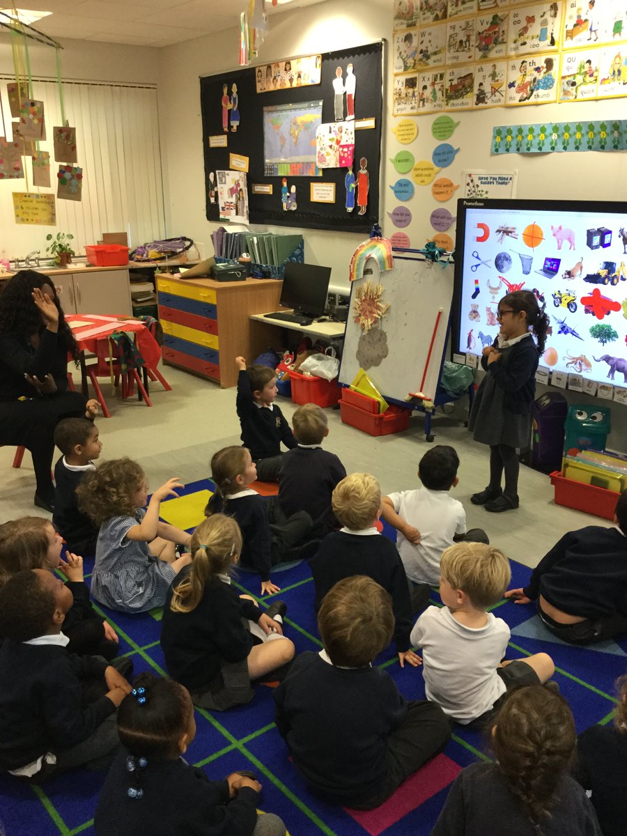 Reading starts with phonics and we are starting our phonics with some initial sounds ‘I spy!’. The children really enjoyed being the teacher in this game.