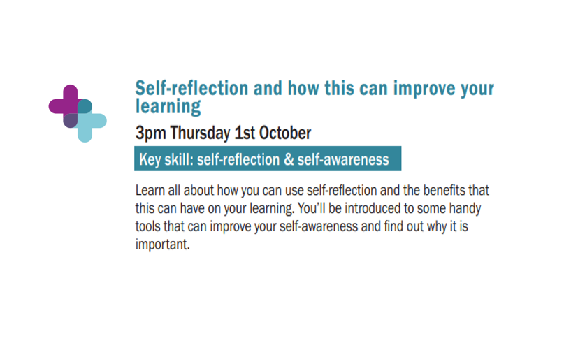 BGlearndev's tweet photo. Come along to our interactive sessions to learn some great academic skills! The first session takes place this Thursday at 3pm on Microsoft Teams and looks at how self-reflection can improve your learning. Email learningdevelopment@bishopg.ac.uk for more info and to sign up! https://t.co/XQzrL3IsrV