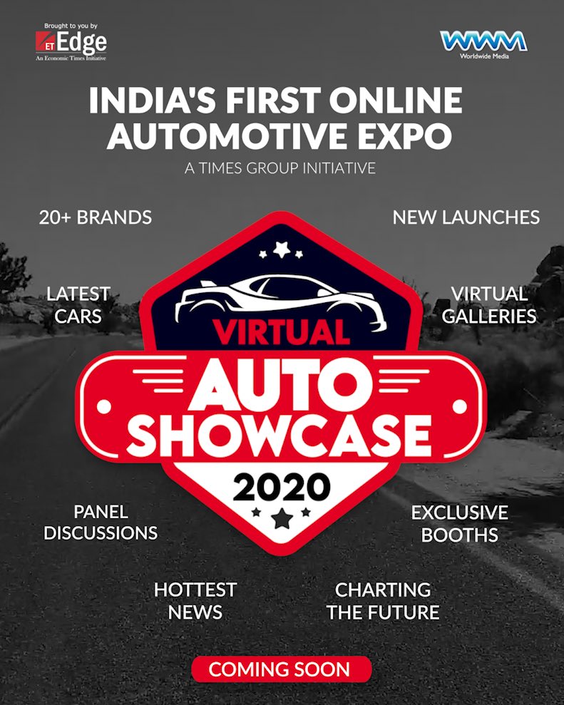 GraziaIndia's tweet photo. At the Virtual Auto Showcase 2020, India's first online automotive expo, catch the latest cars, hottest news and watch industry leaders chart automotive India's future. For queries, reach out to vas@wwm.co.in
#VirtualAutoShowcase2020 https://t.co/dRi9gxgJXj