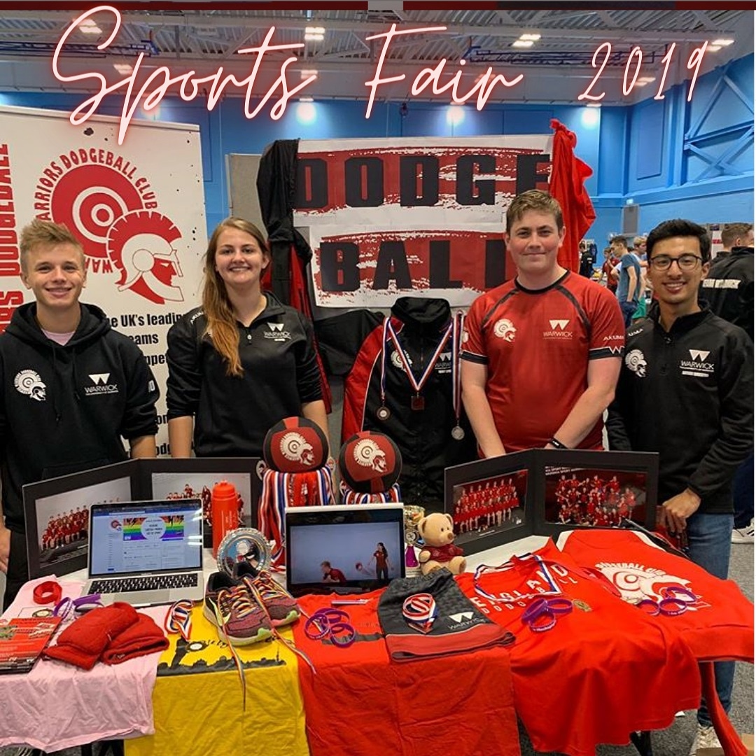 This year looks a little different.

Whilst you might not be able to see our smiling faces (or our amazing stall), we'll still be at the Virtual Sports Fair ready to chat and answer your questions so come and say hi!
#warwickdodge #warwickuni #teamwarwick