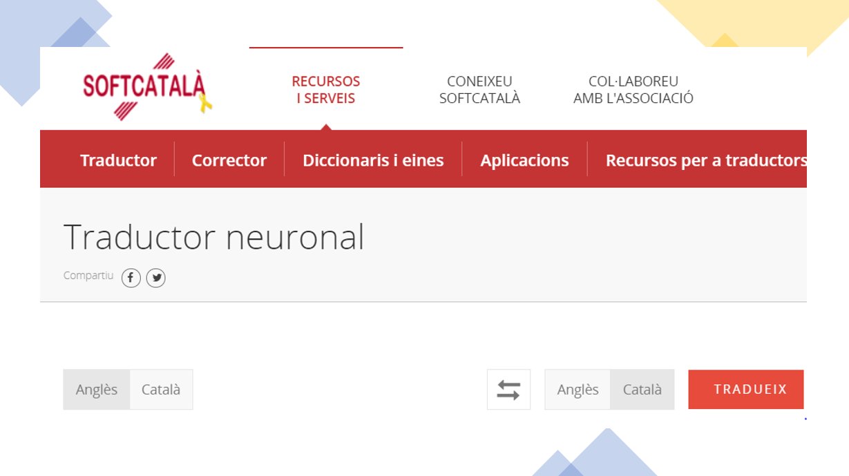 Traductor Softcatalà - Softcatalà