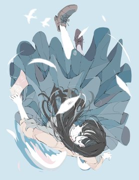 羽を求めて イラスト紹介 ノーコピーライトガール