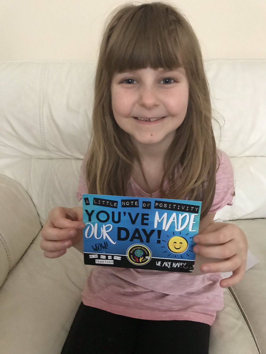 glambecci's tweet photo. @WCPSc2025 Ellie was pleased to receive this in the post. https://t.co/atIce2deBg
