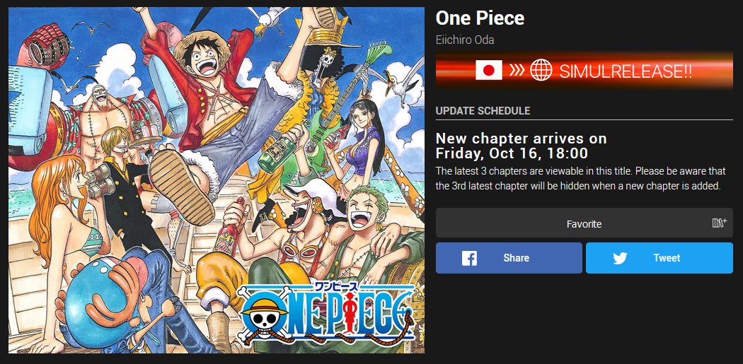 One Piece manga might be going on break following Eiichiro Oda health  concerns