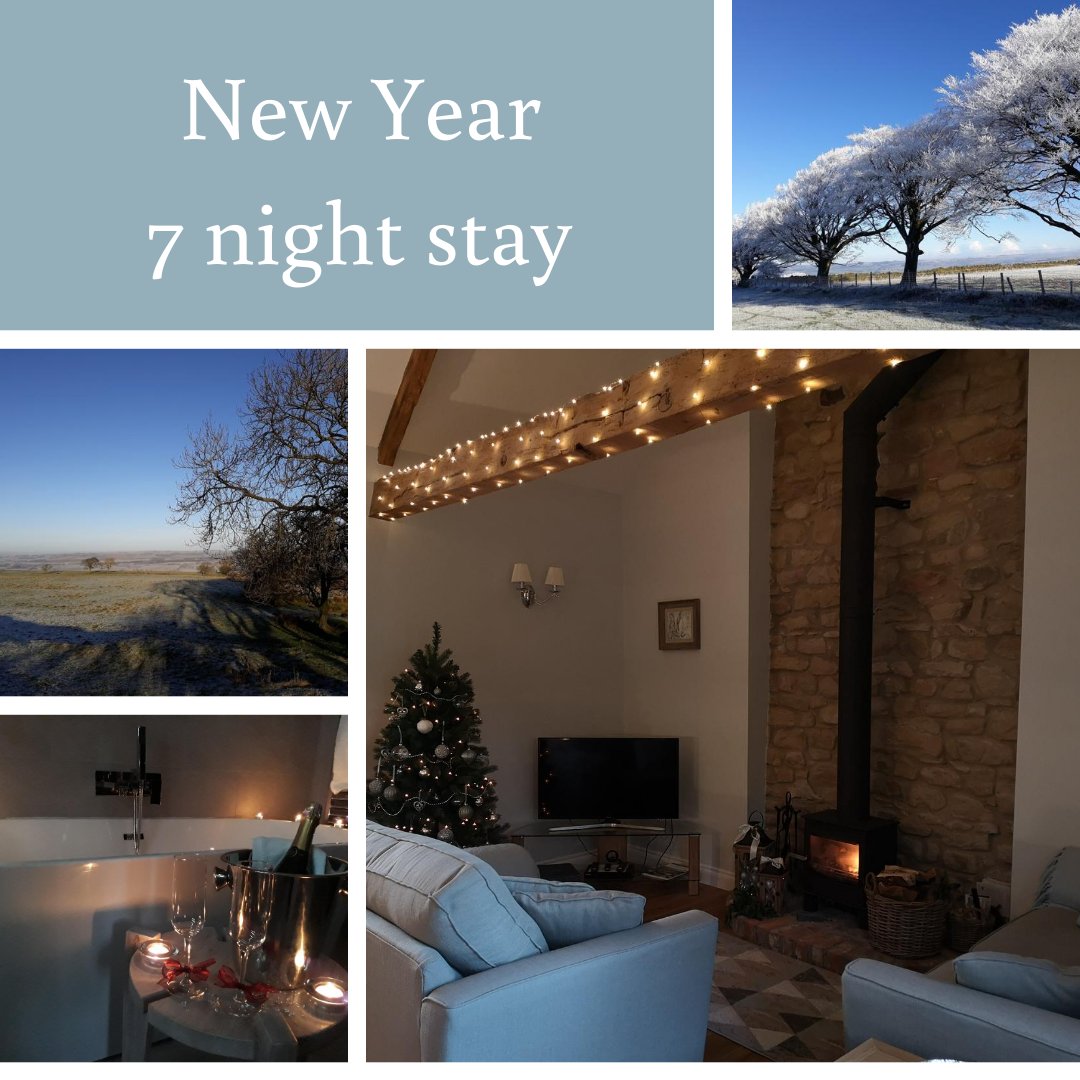 Maybe there's going to be more reason than ever to celebrate New Year. Stay with us this New Year &amp; say farewell to 2020 in comfort &amp; style! Monday 28th December 2020 to Monday 4th January 2021
BOOK ONLINE now at stoswaldsfarm.co.uk
#newyearbreak #newyear2021 #holidaycottage