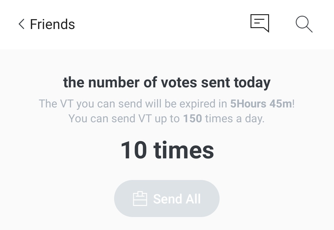 Step 6:Send voting tickets to your friends!!You can send 150x a day!!Friend receives  6 votes per sendNote:-Make sure you add 50 true Jensetters/Blinks!!