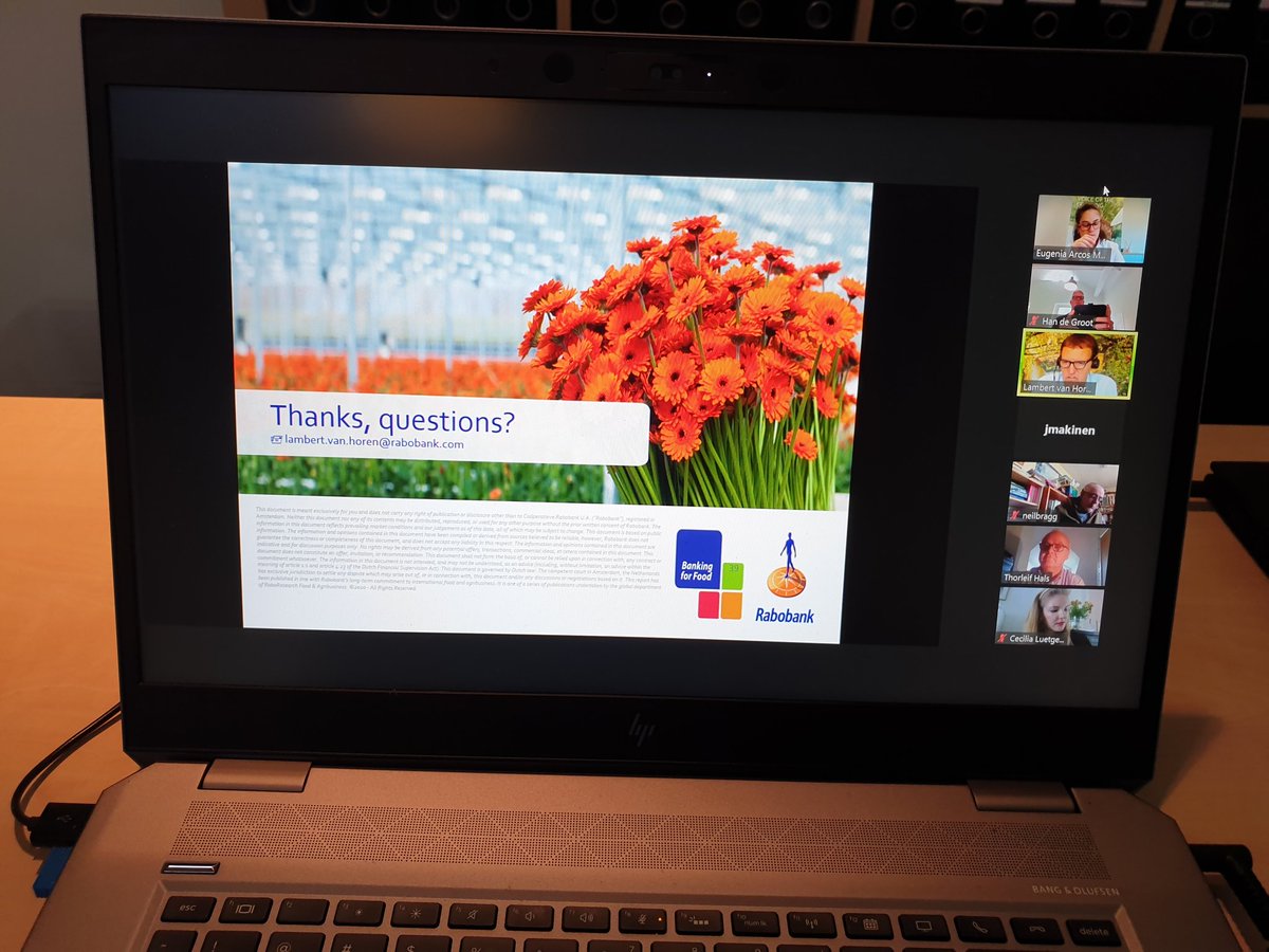 Interessante meeting Europese koepel #GME met update over Horticulture sector door <a href="/Rabobank/">Rabobank</a> <a href="/vpn_de/">De VPN</a>