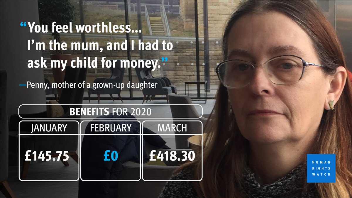 9/ The problem is more than just bad math. The algorithm reacts poorly to complex financial realities, because it uses too rigid a framework to assess people's needs.Wages Penny received in January for temp work she did before Xmas reduced her benefit to zero - in *February*