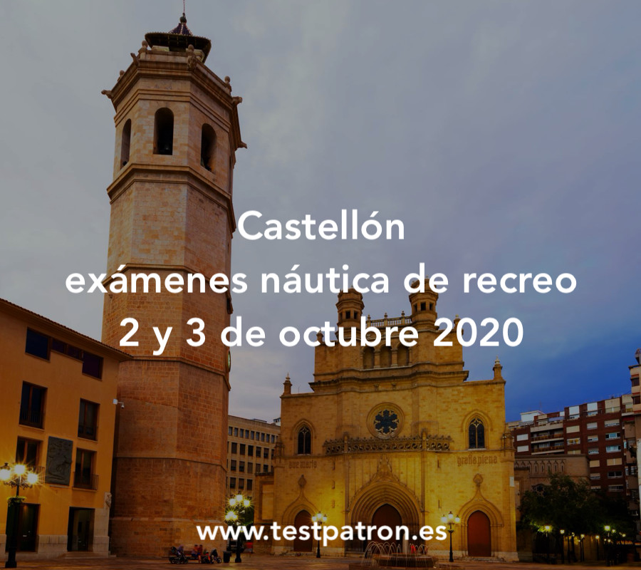 PUBLICACIÓN G. VALENCIANA: Listas de admitidos definitivas para la realización de los exámenes náuticos día 2 de octubre horario de tarde: patron navegación básica /per complementario. Día 3 de octubre horario mañana: patrón de embarcaciones de recreo.
pst.cr/uhUqL