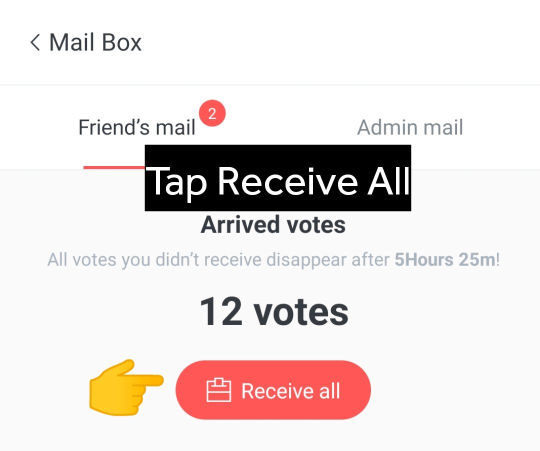 Step 7:Receive Voting TicketsNote:You must make sure that you have received all the voting tickets that are sent to you. They expire within the day.
