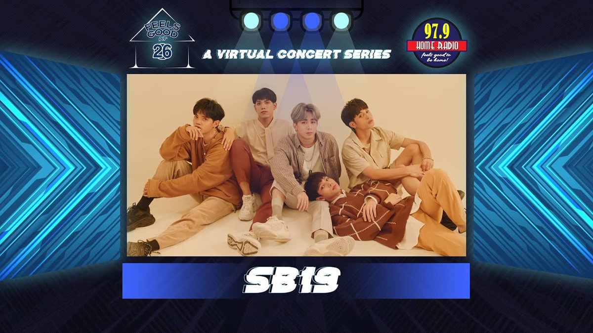 SB19Official's tweet photo. 🔔 Catch SB19 on @HomeRadio979's #FeelsGoodAt26 Virtual Concert Series on Sept. 30! Show starts at 12 noon onwards. 

For more info: 
https://t.co/2d7ceIIMAk

#SB19 #SB19_SEJUN #SB19_STELL #SB19_JUSTIN #SB19_KEN #SB19_JOSH https://t.co/eI8YgwS1LY