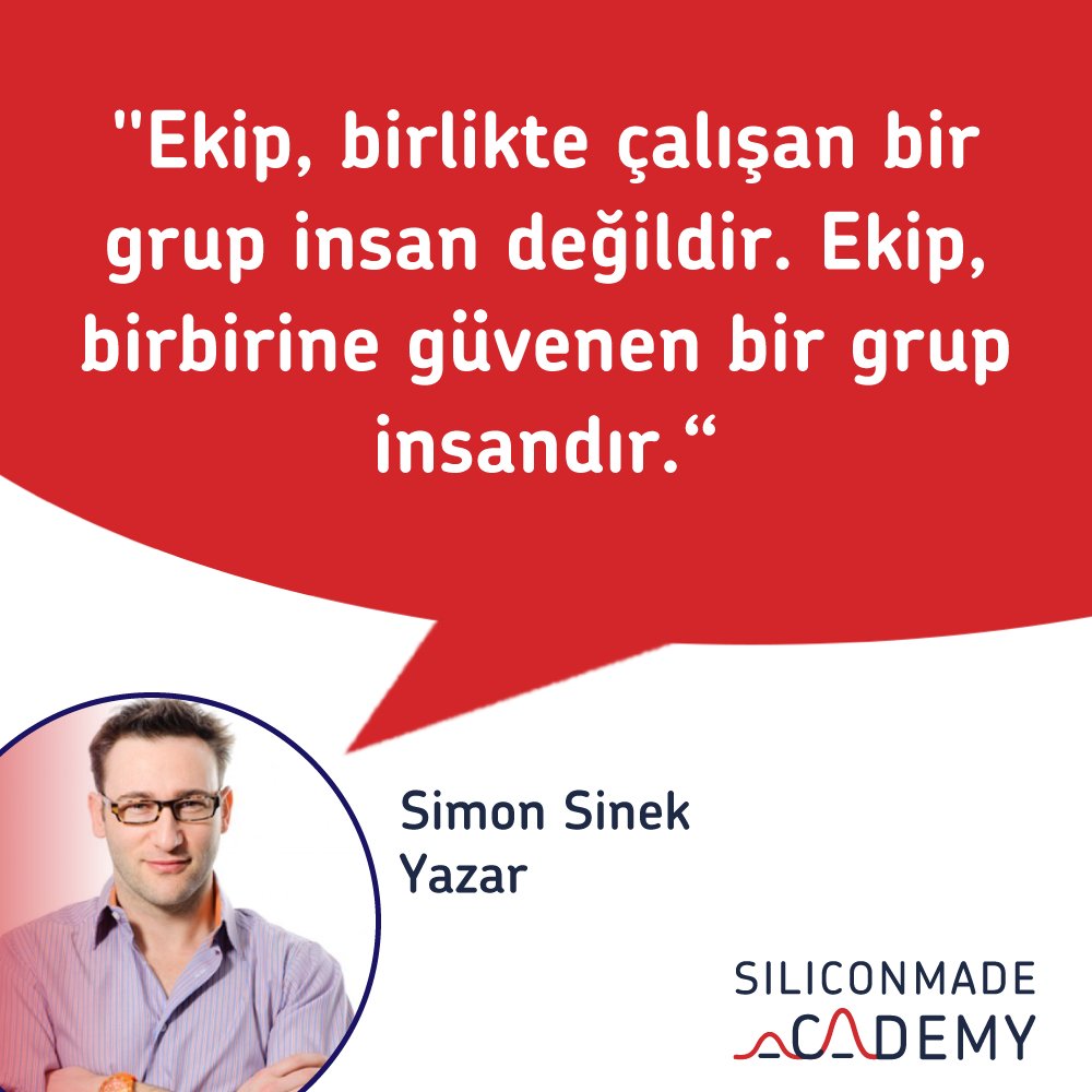Siliconmade Academy (@siliconmadeacad) on Twitter photo "Bu çok yönlü bağlantı çağında,"ağ","topluluk" ve hatta "arkadaşlar" gibi kelimeler artık eskisi gibi değil. Günümüzde bir arkadaş, çevrimiçi durumunu kontrol ettiğiniz birinden daha fazlasıdır." sözüyle <a href="/simonsinek/">Simon Sinek</a>, doğru zamanda insanlarla iletişimde olmanın önemini vurguluyor. "Bu çok yönlü bağlantı çağında,"ağ","topluluk" ve hatta "arkadaşlar" gibi kelimeler artık eskisi gibi değil. Günümüzde bir arkadaş, çevrimiçi durumunu kontrol ettiğiniz birinden daha fazlasıdır." sözüyle <a href="/simonsinek/">Simon Sinek</a>, doğru zamanda insanlarla iletişimde olmanın önemini vurguluyor.