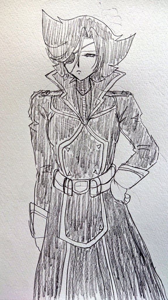 今日の夜のお絵描き
ヴィラン
ハードラックモーリオン。
最初ゴスロリ
着せてみたのですが
ビックリするほど
似合わなかったので
軍服系にしてみた。 