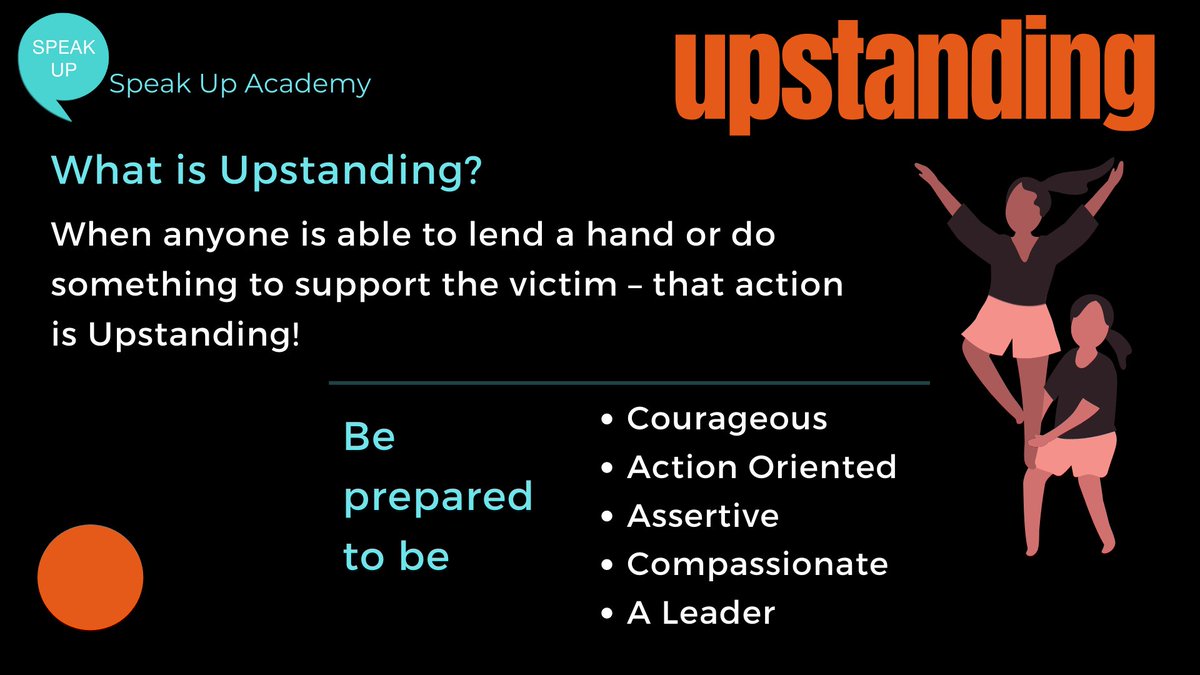 It's time we moved from Bystander to Upstander, but how? Is it safe?