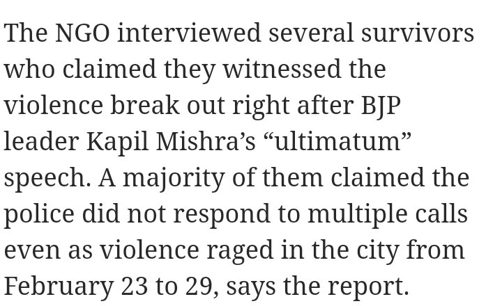 4) Had given AAP leader Tahir Hussain & Amanatulla Khan a clean chit at the same time claiming that the riots where started by  @KapilMishra_IND, even selectively reporting only from those who are critising Hindus & Kapil Mishra for everything happened in Delhi.
