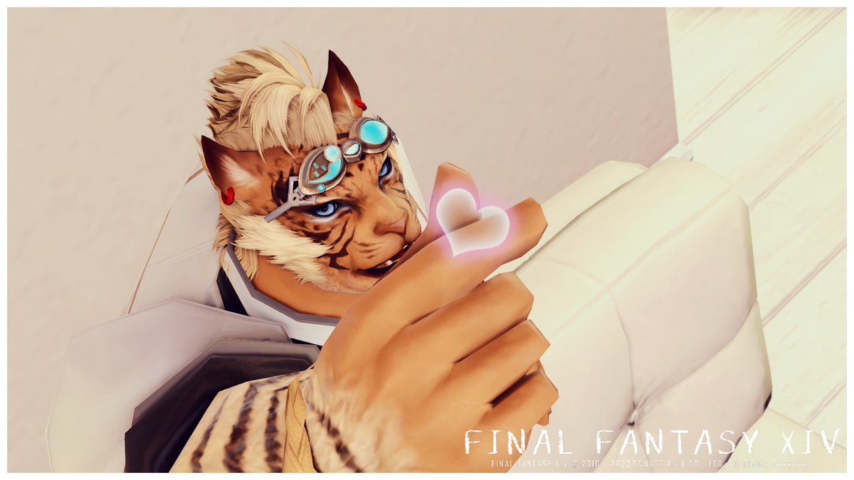 指パッチンからの指ハート(๑•ω•́ฅ✧ #GPOSERS #ロスガル #Hrothgar #FF14