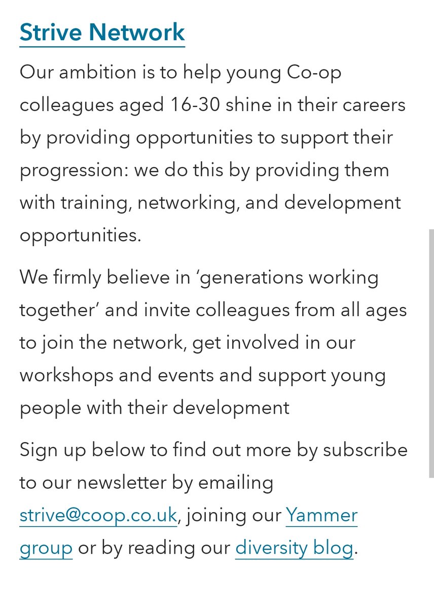 EmmaP_Coop's tweet photo. (5/5)

STRIVE

A network for young folk who work for the Co-op, aged 16-30, but also focuses on intergenerational work! https://t.co/AtQWE6hdIC