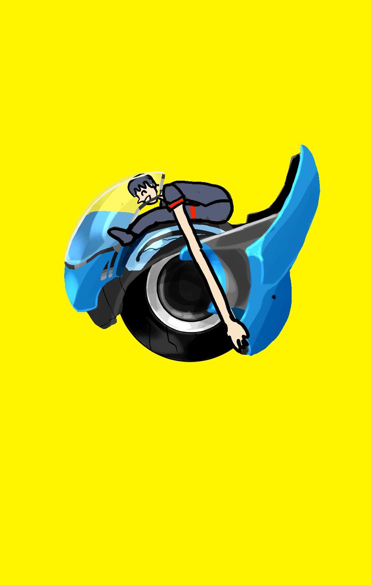 yellow background 1boy motor vehicle ground vehicle solo simple background male focus  illustration images