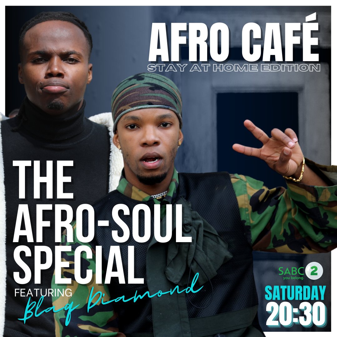 afrocafe_sa's tweet photo. TOMORROW NIGHT: We bring you the second chapter of #ACHomeEdition, with help from @blaqdiamond150 & @malisoulsa! Don't miss the special episode: 20h30, on @SABC_2! #MakeRoomForMore https://t.co/ep19qHW8nI