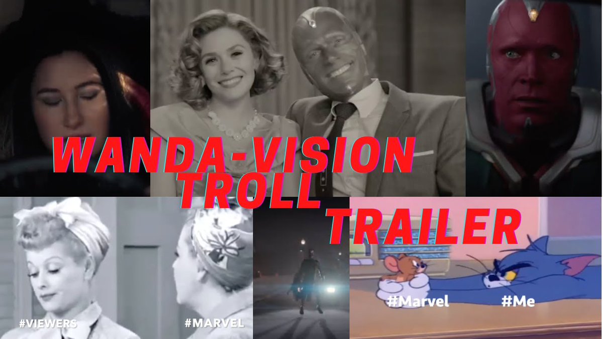 techno1log's tweet image. New upload - "Marvel's WandaVision Troll Official Trailer | WandaVision Trailer Trolled | Premium Clips | Disney+"

Watch Now: youtu.be/mw2NN9s7eC0