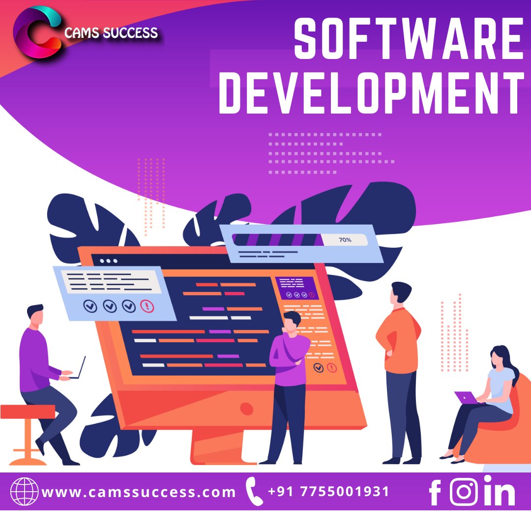 Camssuccess2's tweet photo. If you're looking for software development services, Camssuccess will assist you with the best of service. we provide budget-oriented solutions at your request. We are experienced in making a personalized support system for your business necessities.

👉Call Us📲- +91 7755001931 https://t.co/9emrRREzYJ