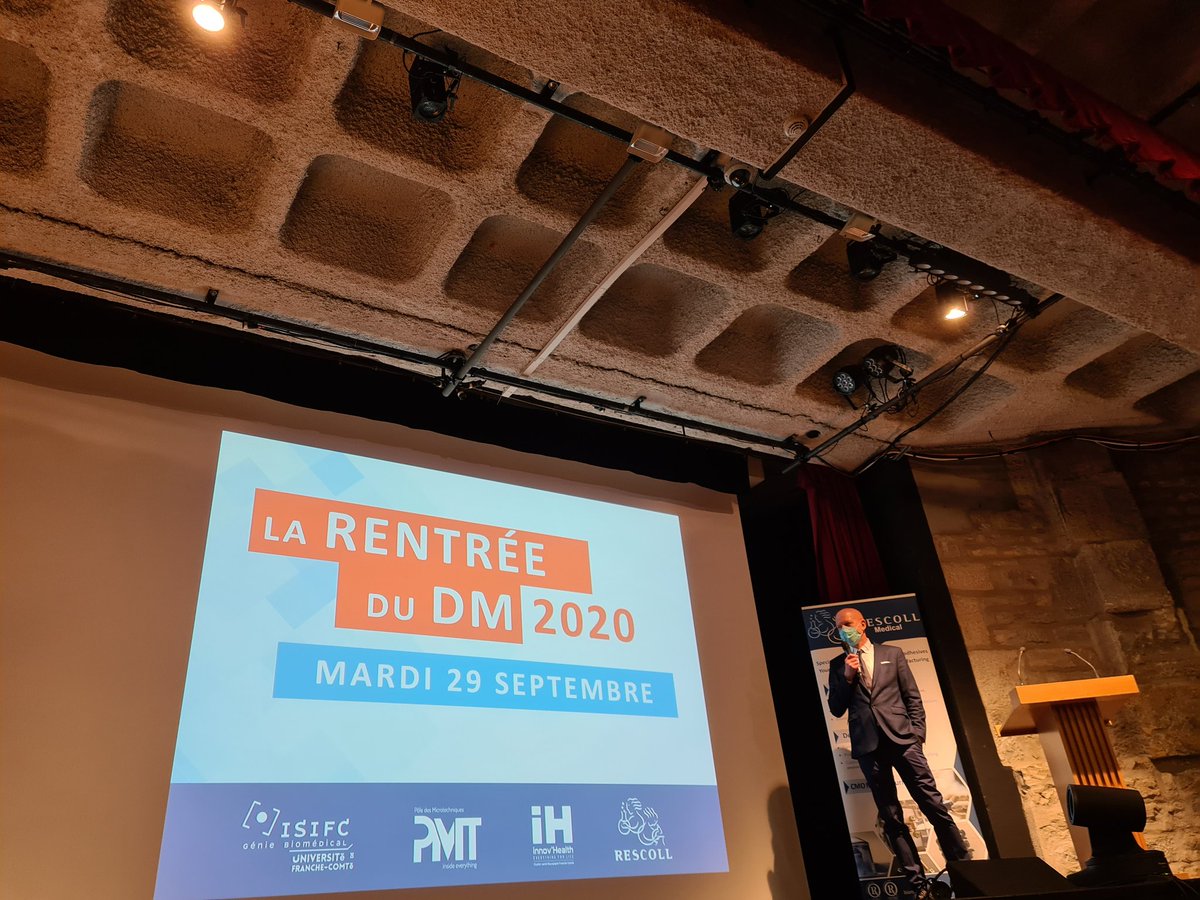 damien_maillard's tweet photo. 8ème édition de la Rentrée du DM, dispositif médical à @villedebesancon 2 jours de formation pour rencontrer les experts du secteur @ISIFC_Officiel @SnitemDM avec @AgencePRPA et @DeviceMedFr #innovation #dispositifmedical https://t.co/Ruvo6MSYIW