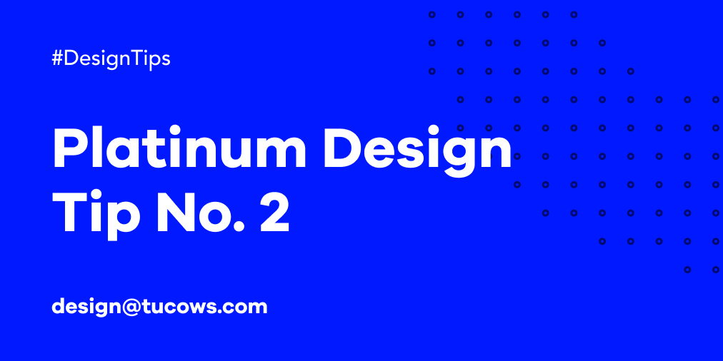tucows's tweet photo. Our #DesignTips series continues with Tip No. 2: Prevent Bad. Let the Tucows Design Team shows how you can design products that contribute to #MakingTheInternetBetter by retiring dark and deceptive UX patterns. https://t.co/0RVHB6jl16