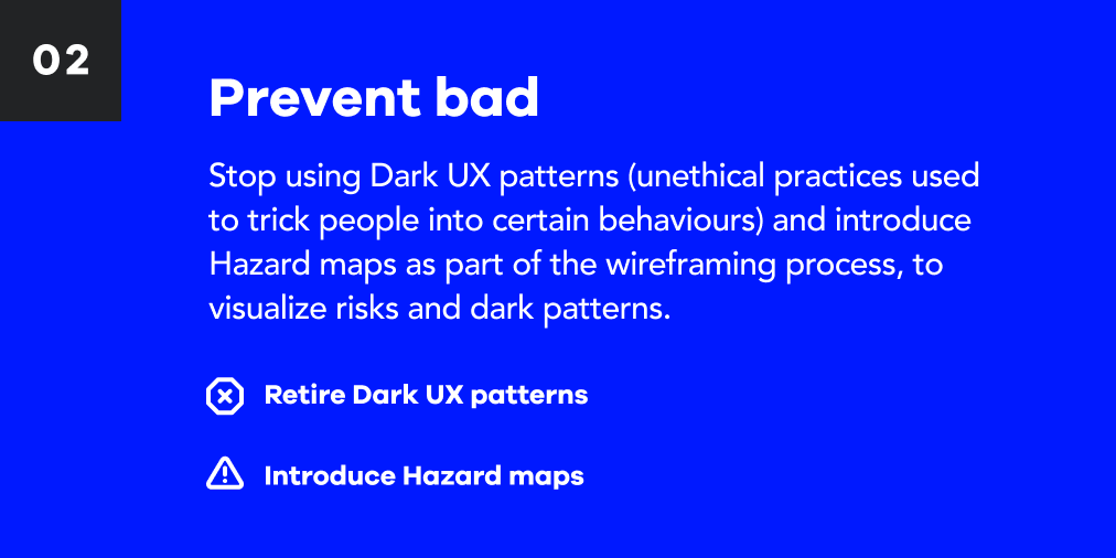 tucows's tweet photo. Our #DesignTips series continues with Tip No. 2: Prevent Bad. Let the Tucows Design Team shows how you can design products that contribute to #MakingTheInternetBetter by retiring dark and deceptive UX patterns. https://t.co/0RVHB6jl16