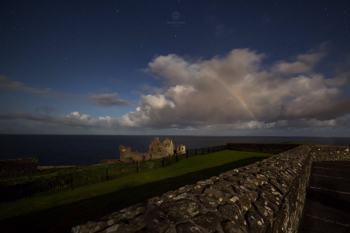 Moonbow over Dunluce castle last night <a href="/WeatherCee/">Cecilia Daly</a> <a href="/barrabest/">Barra Best</a> @ILoveNorthCoast <a href="/DiscoverNI/">Northern Ireland</a> <a href="/VisitCauseway/">Visit Causeway Coast & Glens</a>