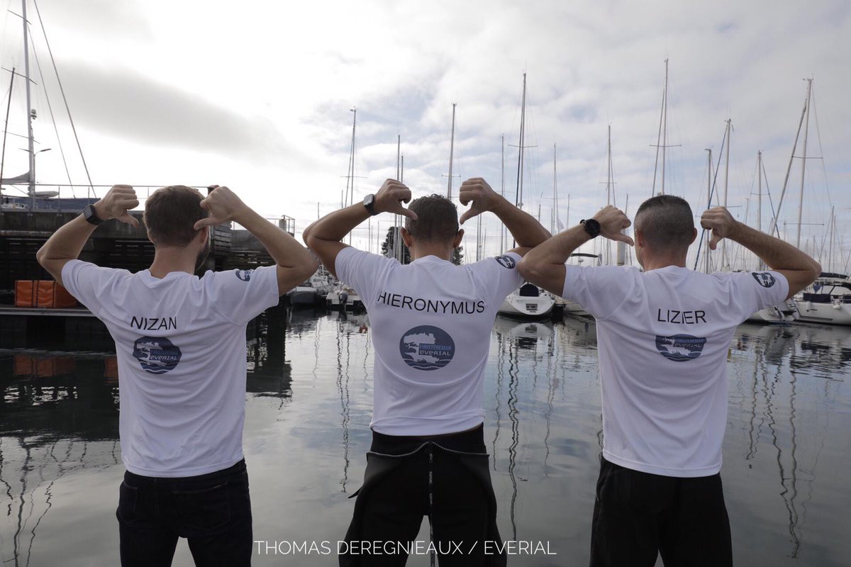 [Team Everial Wallaby]
Laissez-nous vous présenter la dernière équipe qui prendra part au Finistèreman Everial ▶️ La Team Everial Wallaby 👏🏆 Welcome ! Et bon challenge ! 
🏊‍♀️ 🏋️ C'est Steeve alias HIERONYMUS qui s'est élancé sur la partie natation ce matin, à 11h08 ! GOOO !