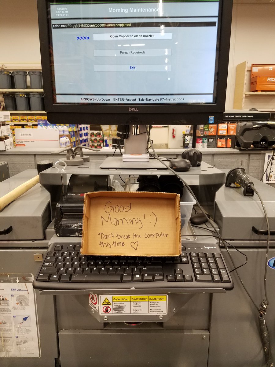 SarahW742's tweet photo. love the notes my paint associates leave me in the morning🤣😂
#0742 #LoveMyPaintTeam https://t.co/0iDAcrwqZE