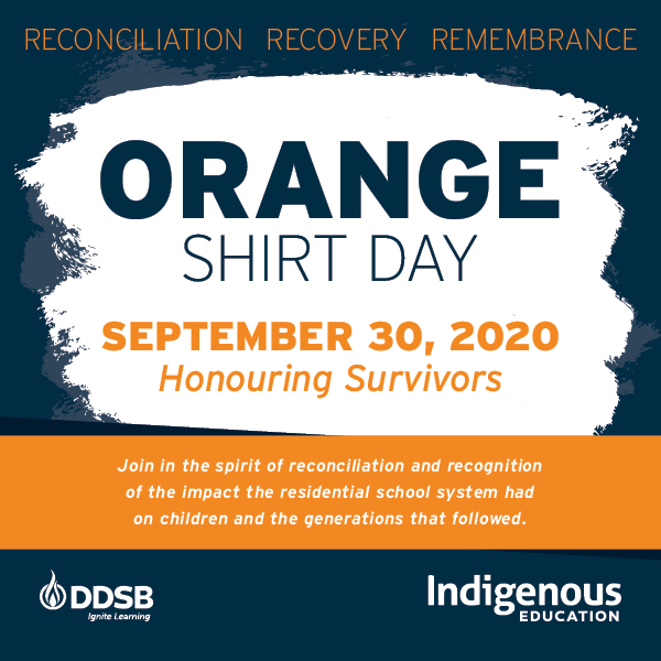 On September 30, Orange Shirt day, let’s look at where we are with the specific requests of RCAP, TRC, UNDRIP and keep working because every child matters.
FNMIEAO.COM
#OrangeShirtDay #DDSBequity #DDSBengagement