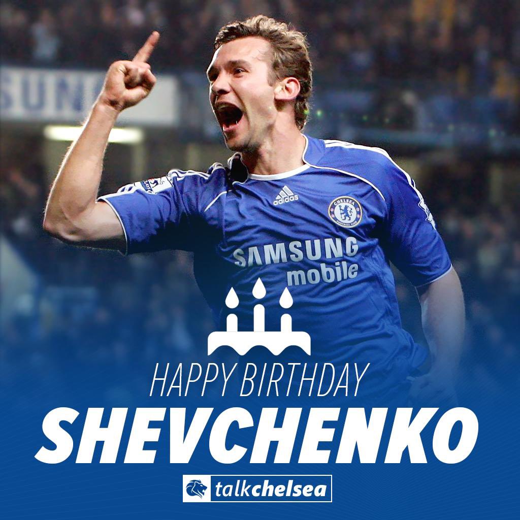 Happy birthday to former Blue Andriy Shevchenko, who turns 44 today.   